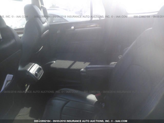 5GALRCEDXAJ268521 - 2010 BUICK ENCLAVE CXL 白色 照片 8