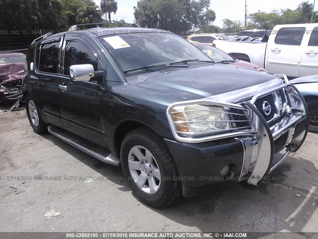 5N1AA08A94N739497 - 2004 NISSAN ARMADA SE/LE TURQUOISE photo 1