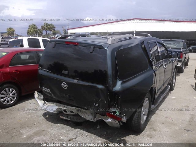 5N1AA08A94N739497 - 2004 NISSAN ARMADA SE/LE TURQUOISE photo 6