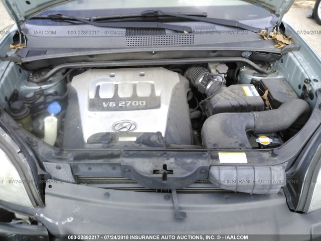 KM8JN12D56U352466 - 2006 HYUNDAI TUCSON GLS/LIMITED 绿色 照片 10