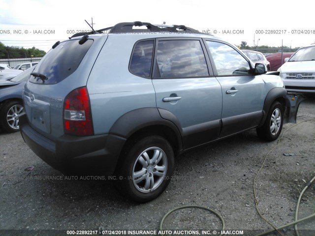 KM8JN12D56U352466 - 2006 HYUNDAI TUCSON GLS/LIMITED 绿色 照片 4