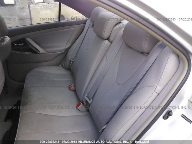 4T1BK46K49U087521 - 2009 TOYOTA CAMRY SE/LE/XLE SILVER photo 8