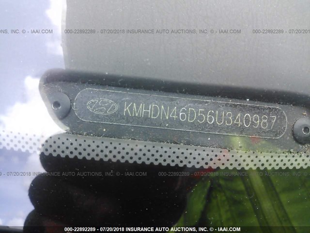 KMHDN46D56U340987 - 2006 HYUNDAI ELANTRA GLS/GT/LIMITED GOLD photo 9