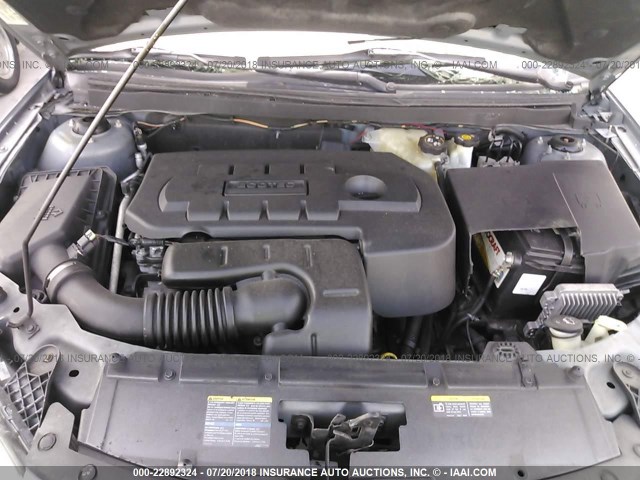 1G2ZF58B974274300 - 2007 PONTIAC G6 VALUE LEADER/BASE GRAY photo 10