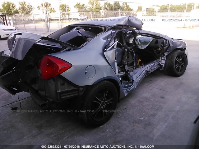 1G2ZF58B974274300 - 2007 PONTIAC G6 VALUE LEADER/BASE GRAY photo 4