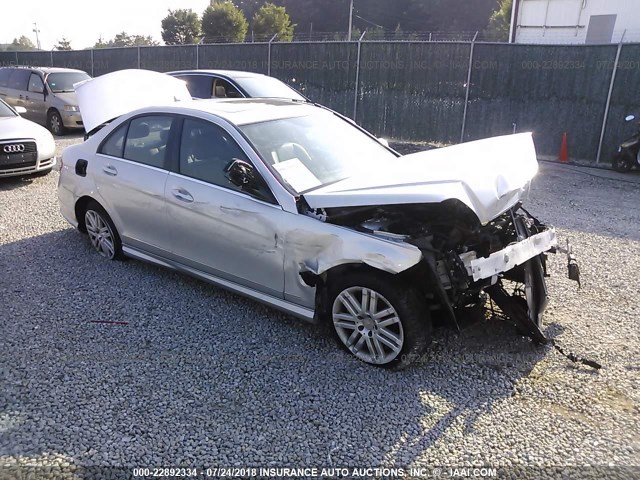 WDDGF81X09F209732 - 2009 MERCEDES-BENZ C SILVER photo 1