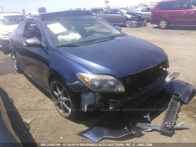 JTKDE177160108656 - 2006 TOYOTA SCION TC 蓝色 照片 1