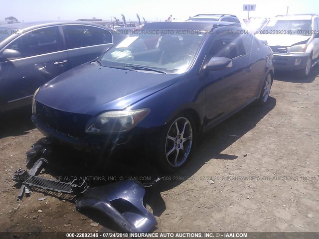 JTKDE177160108656 - 2006 TOYOTA SCION TC BLUE photo 2