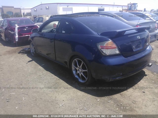 JTKDE177160108656 - 2006 TOYOTA SCION TC 蓝色 照片 3