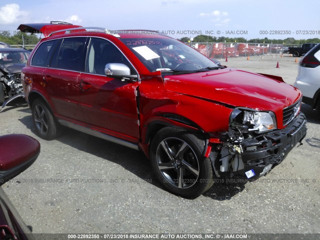 YV4952CF2D1656976 - 2013 VOLVO XC90 R DESIGN RED photo 1