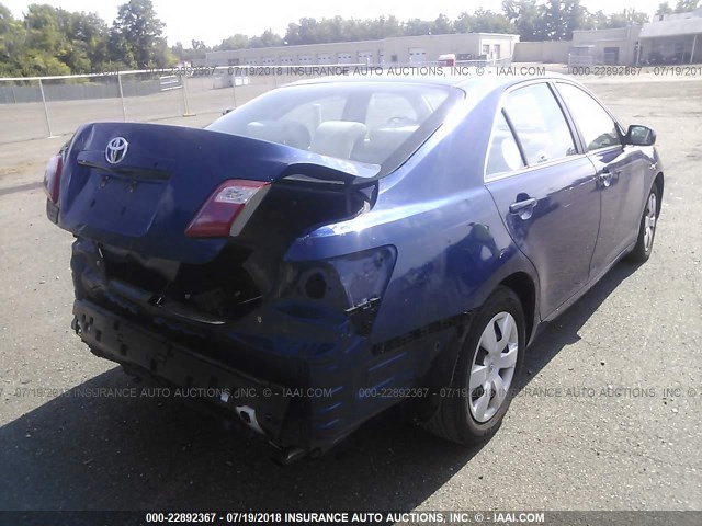 4T1BE46K09U348294 - 2009 TOYOTA CAMRY SE/LE/XLE BLUE photo 4