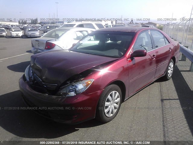 4T1BE32K05U002109 - 2005 TOYOTA CAMRY LE/XLE/SE 栗色 照片 2