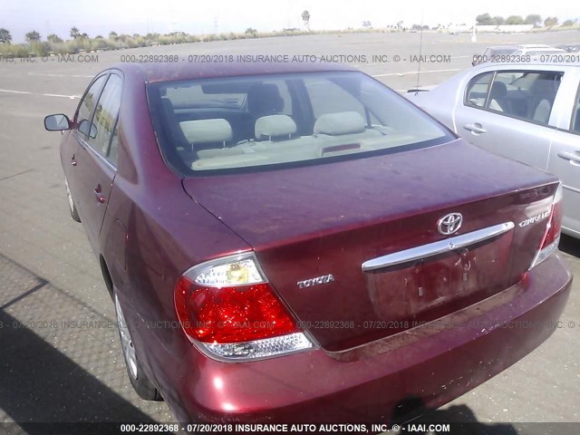 4T1BE32K05U002109 - 2005 TOYOTA CAMRY LE/XLE/SE 栗色 照片 3