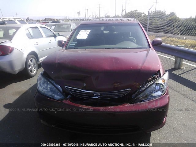 4T1BE32K05U002109 - 2005 TOYOTA CAMRY LE/XLE/SE 栗色 照片 6