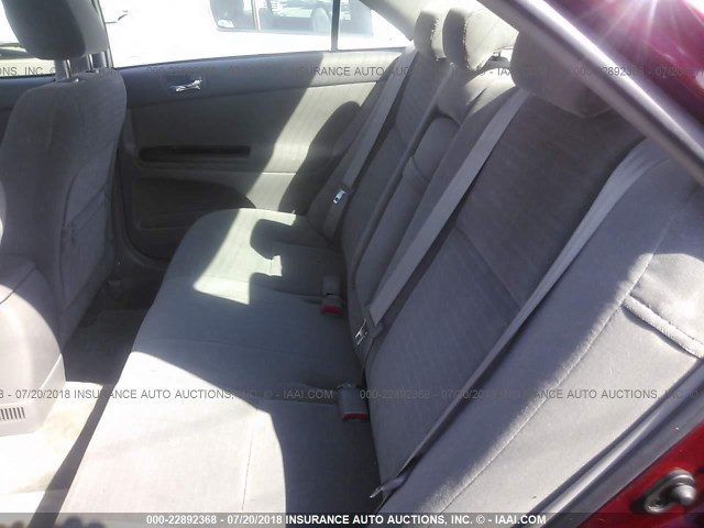 4T1BE32K05U002109 - 2005 TOYOTA CAMRY LE/XLE/SE 栗色 照片 8