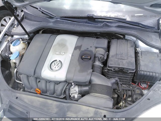 3VWEF81K17M201008 - 2007 VOLKSWAGEN JETTA WOLFSBURG 银色 照片 10