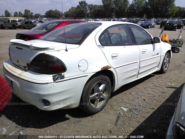 1G2NW52E71C268347 - 2001 PONTIAC GRAND AM GT WHITE photo 4