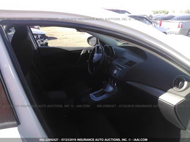 JM1BL1SF1A1123423 - 2010 MAZDA 3 I WHITE photo 5