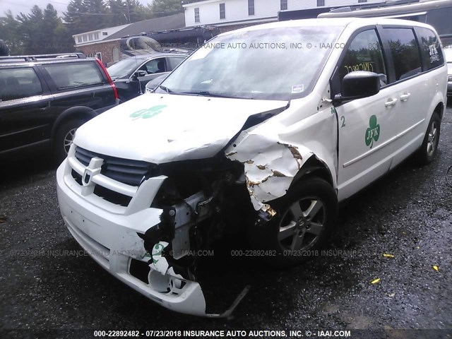 2D4RN4DE2AR364811 - 2010 DODGE GRAND CARAVAN SE WHITE photo 6