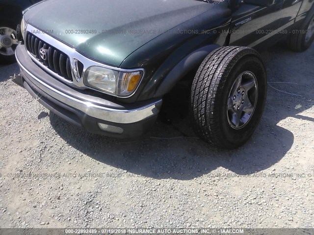 5TESN92N12Z081066 - 2002 TOYOTA TACOMA XTRACAB PRERUNNER 绿色 照片 6