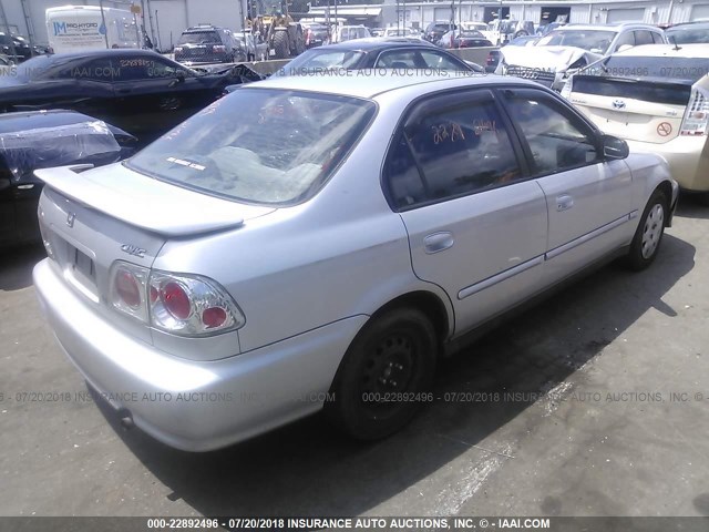 2HGEJ6610YH584995 - 2000 HONDA CIVIC SE SILVER photo 4