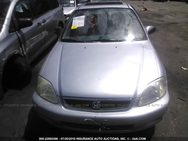 2HGEJ6610YH584995 - 2000 HONDA CIVIC SE SILVER photo 6