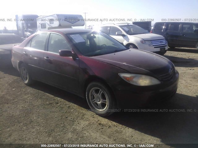 JTDBE32K430167525 - 2003 TOYOTA CAMRY LE/XLE RED photo 1