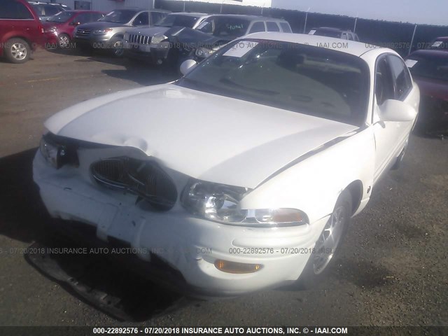 1G4HR54K01U134210 - 2001 BUICK LESABRE LIMITED WHITE photo 2