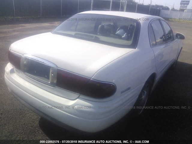 1G4HR54K01U134210 - 2001 BUICK LESABRE LIMITED WHITE photo 4