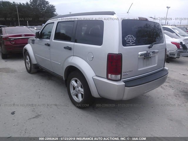 1D8GT58K47W614082 - 2007 DODGE NITRO SLT GRAY photo 3