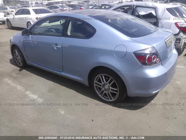 JTKDE167280225831 - 2008 TOYOTA SCION TC 蓝色 照片 3