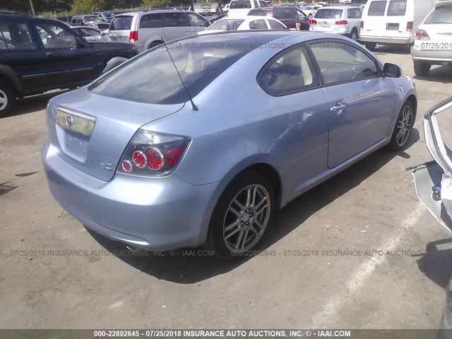 JTKDE167280225831 - 2008 TOYOTA SCION TC 蓝色 照片 4