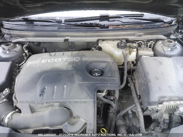 1G1ZG57B88F156215 - 2008 CHEVROLET MALIBU LS ნაცრისფერი ფოტო 10