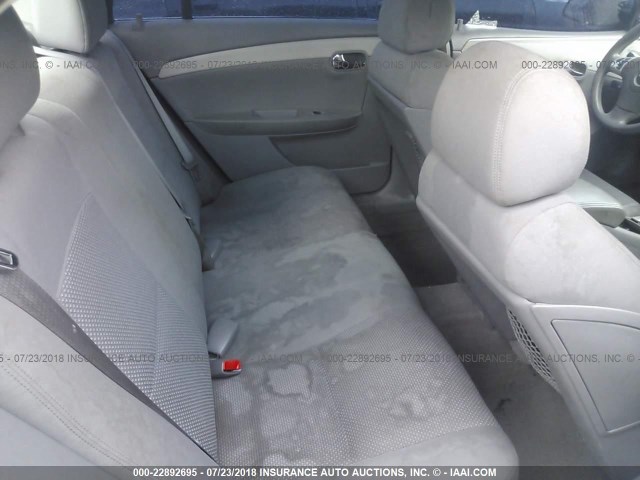 1G1ZG57B88F156215 - 2008 CHEVROLET MALIBU LS ნაცრისფერი ფოტო 8