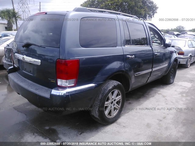 1A8HX58P27F528586 - 2007 CHRYSLER ASPEN LIMITED 蓝色 照片 4