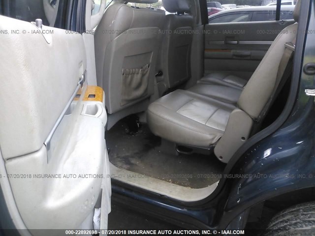 1A8HX58P27F528586 - 2007 CHRYSLER ASPEN LIMITED 蓝色 照片 8