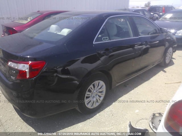 4T1BD1FK2EU110541 - 2014 TOYOTA CAMRY HYBRID/LE/XLE 黑色 照片 4