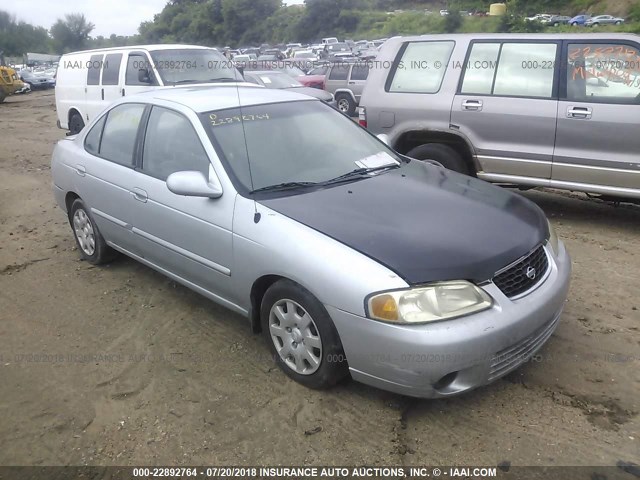 3N1CB51D02L674292 - 2002 NISSAN SENTRA XE/GXE SILVER photo 1