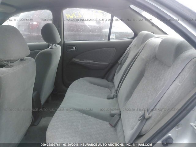 3N1CB51D02L674292 - 2002 NISSAN SENTRA XE/GXE SILVER photo 8