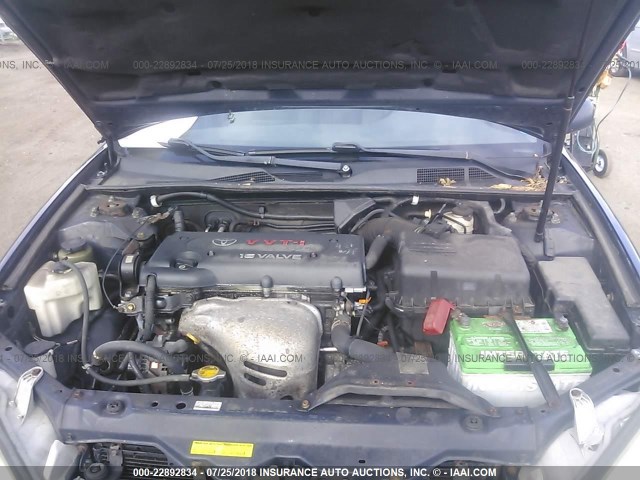4T1BE32K64U344646 - 2004 TOYOTA CAMRY LE/XLE/SE 蓝色 照片 10
