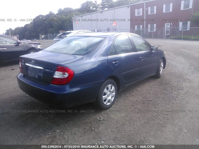 4T1BE32K64U344646 - 2004 TOYOTA CAMRY LE/XLE/SE 蓝色 照片 4