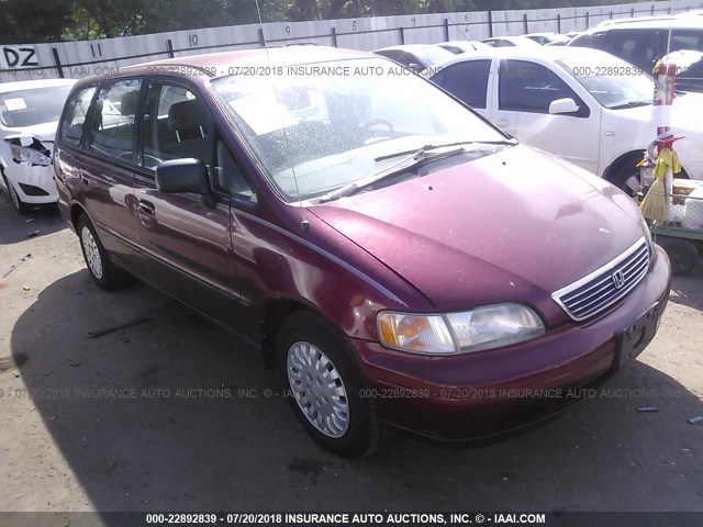 JHMRA1842SC011096 - 1995 HONDA ODYSSEY LX/EX MAROON photo 1