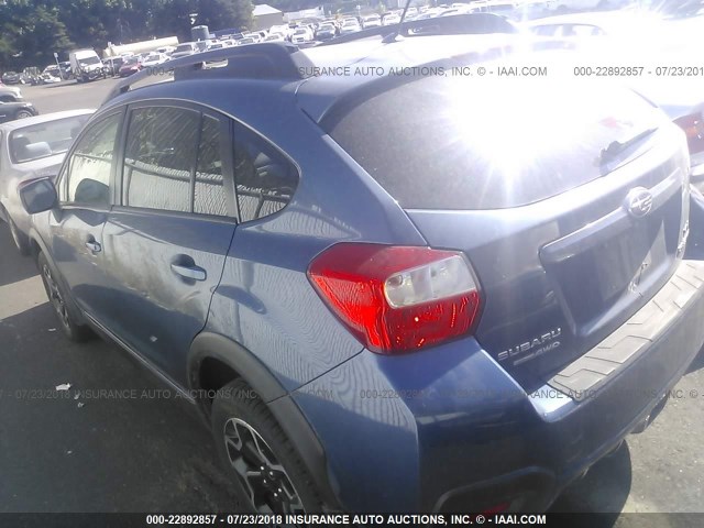 JF2GPACCXD2213104 - 2013 SUBARU XV CROSSTREK 2.0 PREMIUM BLUE photo 3