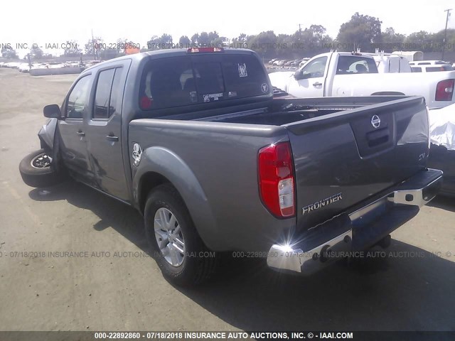 1N6AD0ER9GN735263 - 2016 NISSAN FRONTIER S/SV/SL/PRO-4X GRAY photo 3