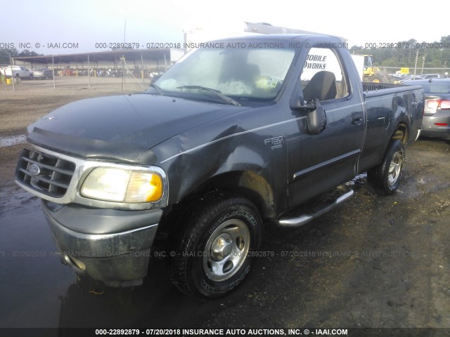2FTRF18W24CA80243 - 2004 FORD F-150 HERITAGE CLASSIC GRAY photo 2