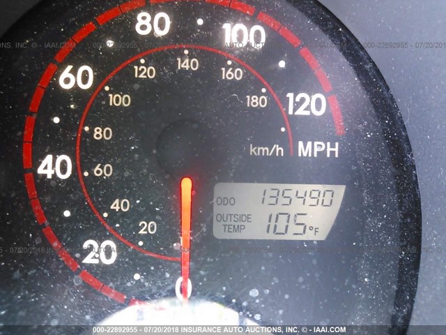 2T1KR32E45C496670 - 2005 TOYOTA COROLLA MATRIX XR BLUE photo 7