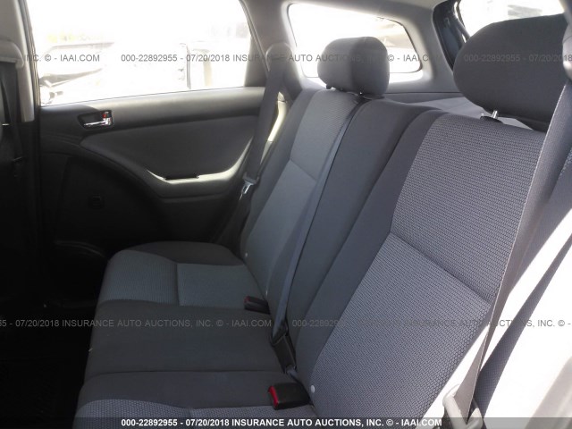 2T1KR32E45C496670 - 2005 TOYOTA COROLLA MATRIX XR BLUE photo 8