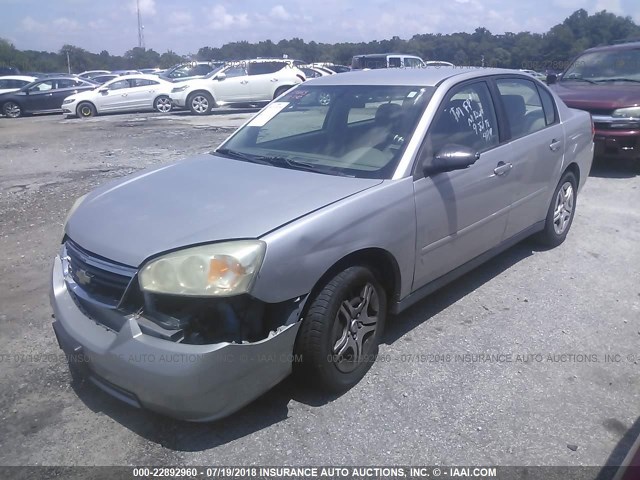 1G1ZS58N87F298165 - 2007 CHEVROLET MALIBU LS SILVER photo 2