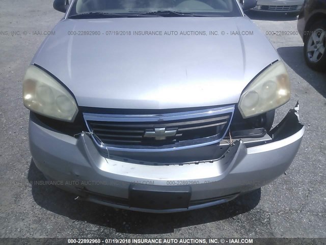 1G1ZS58N87F298165 - 2007 CHEVROLET MALIBU LS SILVER photo 6