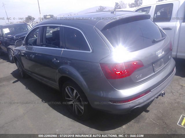 WA1LYAFE7AD003531 - 2010 AUDI Q7 PREMIUM PLUS GRAY photo 3